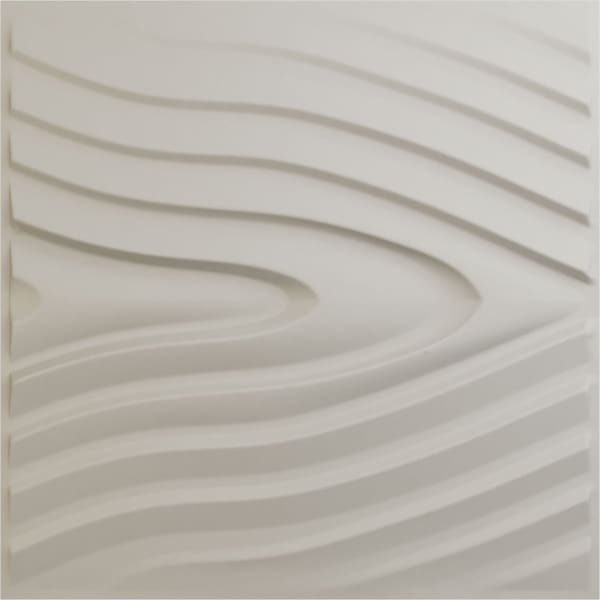 Ekena Millwork 19 5/8in. W x 19 5/8in. H Kahuna EnduraWall Decorative 3D Wall Panel Covers 2.67 Sq. Ft. WP20X20KHGBW - main